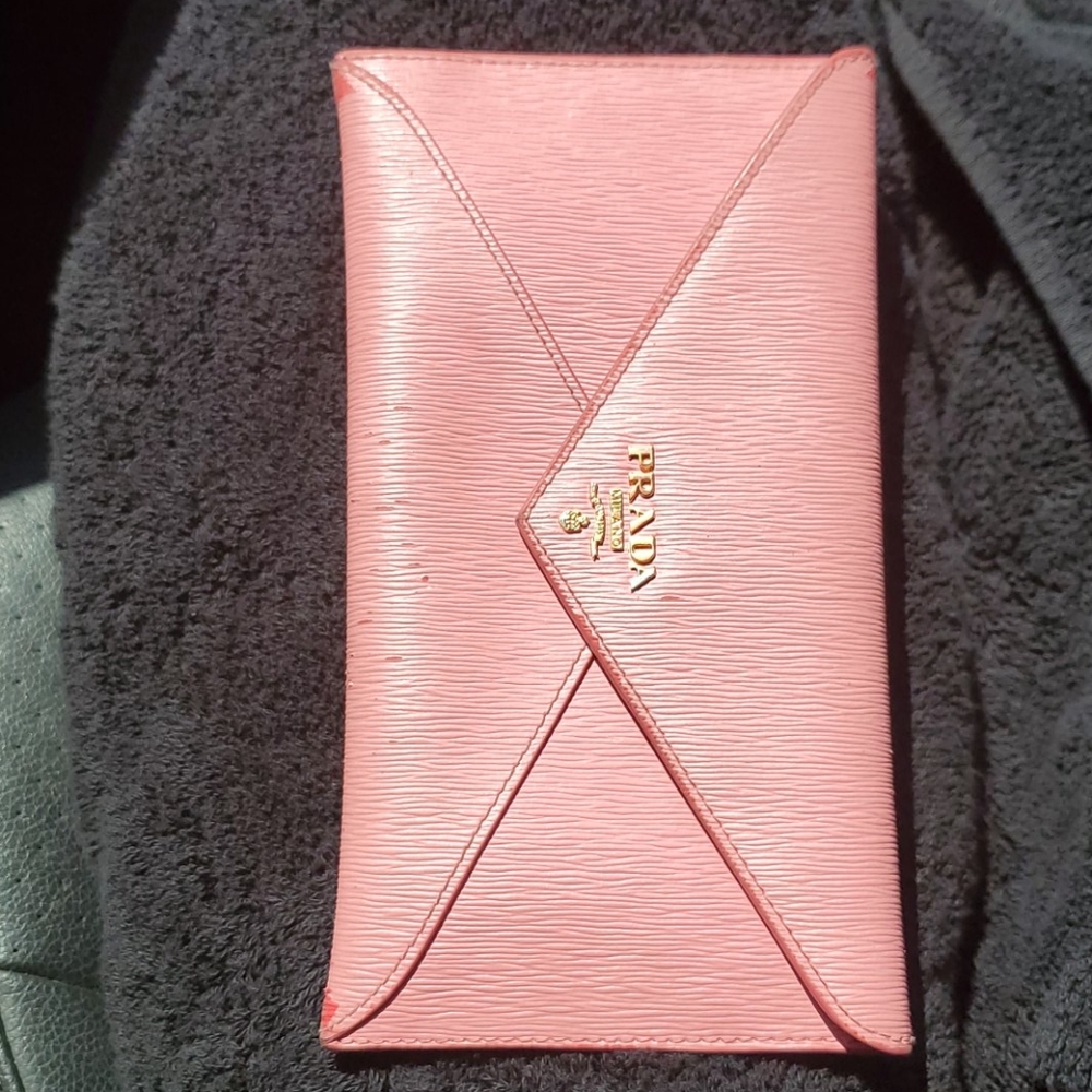 Prada envelope wallet